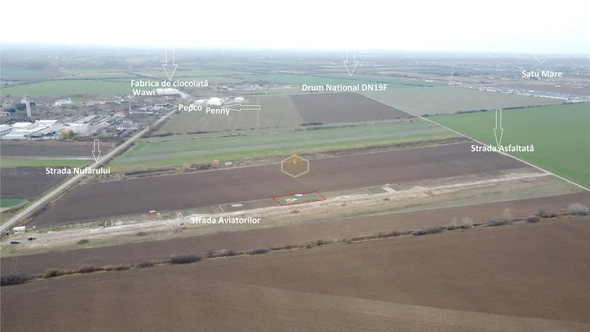 Teren intravilan 675 mp la intrare in Odoreu - foto 4