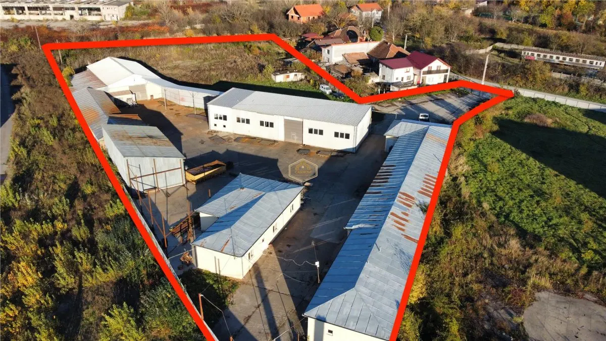 VIDEO | 14 Mai | Hale + Cladiri administrative | Teren intravilan - 9.727 mp | Productie, Sediu firma, Depozitare - foto 24