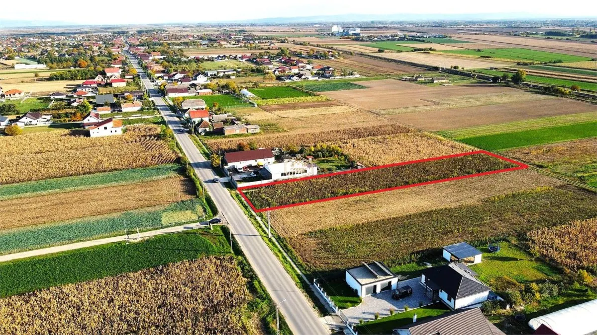 Video | Teren intravilan de vanzare – 3000 mp, Botiz, str. Sirul Mare, la doar 7 km de centrul Satu Mare - foto 4