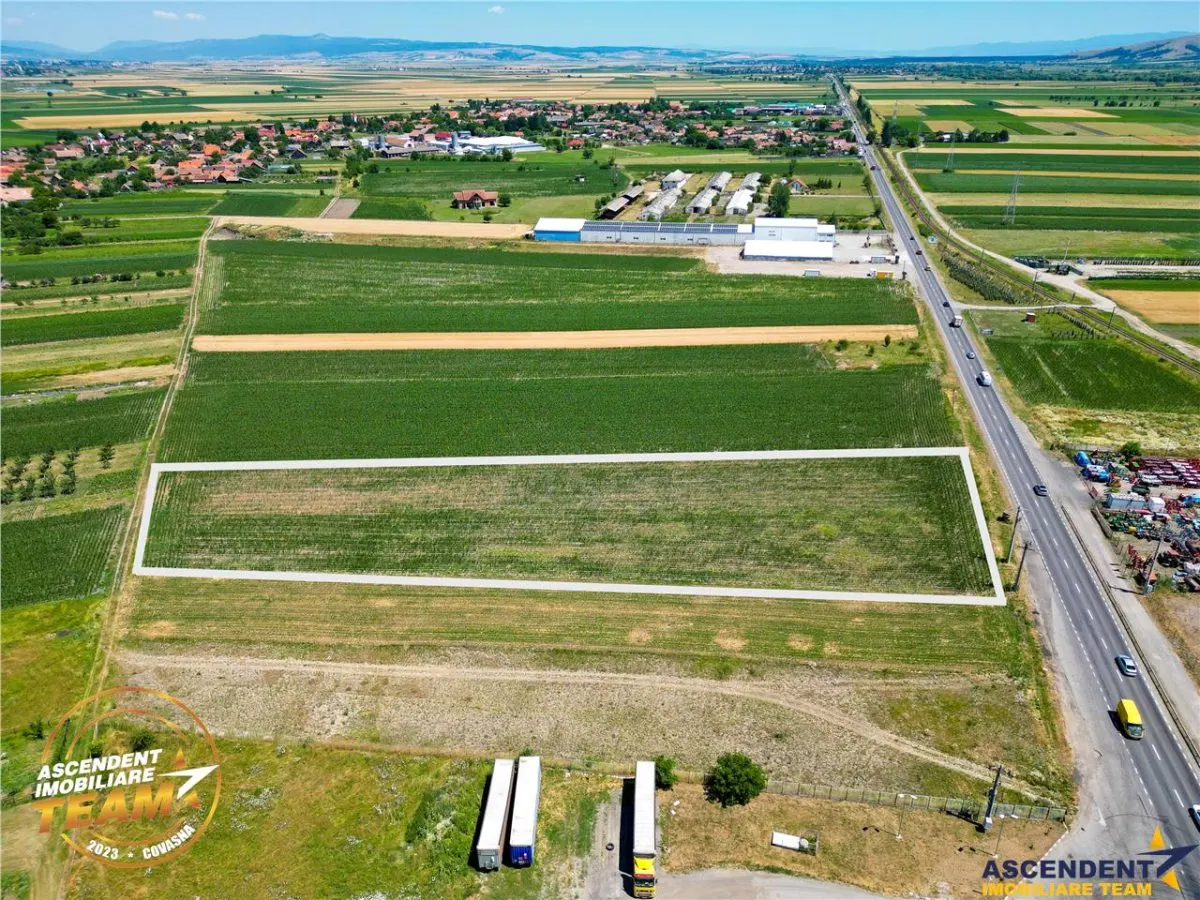 8.400mp, la DN12, cu Certificat Urbanism, teren intravilan, Chichis, Covasna. - foto 1