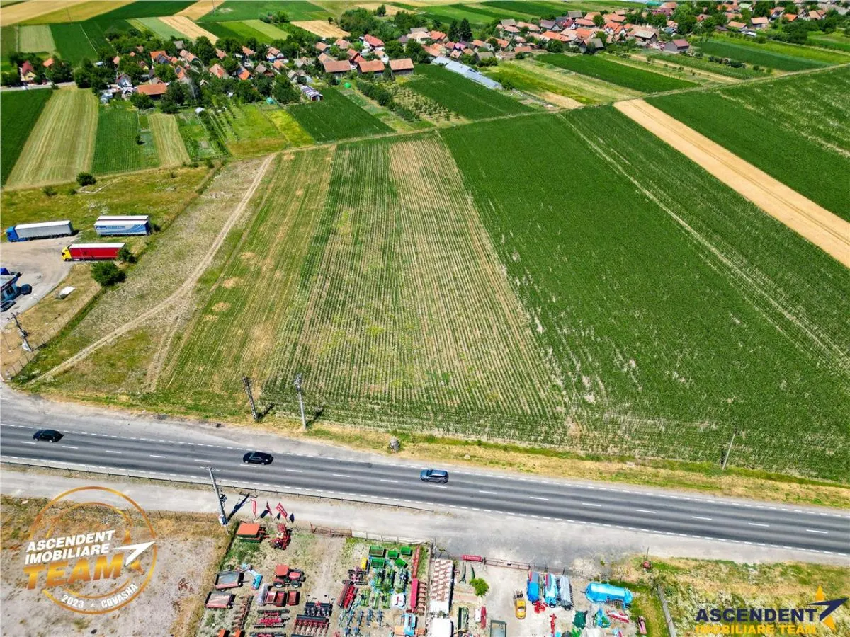 8.400mp, la DN12, cu Certificat Urbanism, teren intravilan, Chichis, Covasna. - foto 2