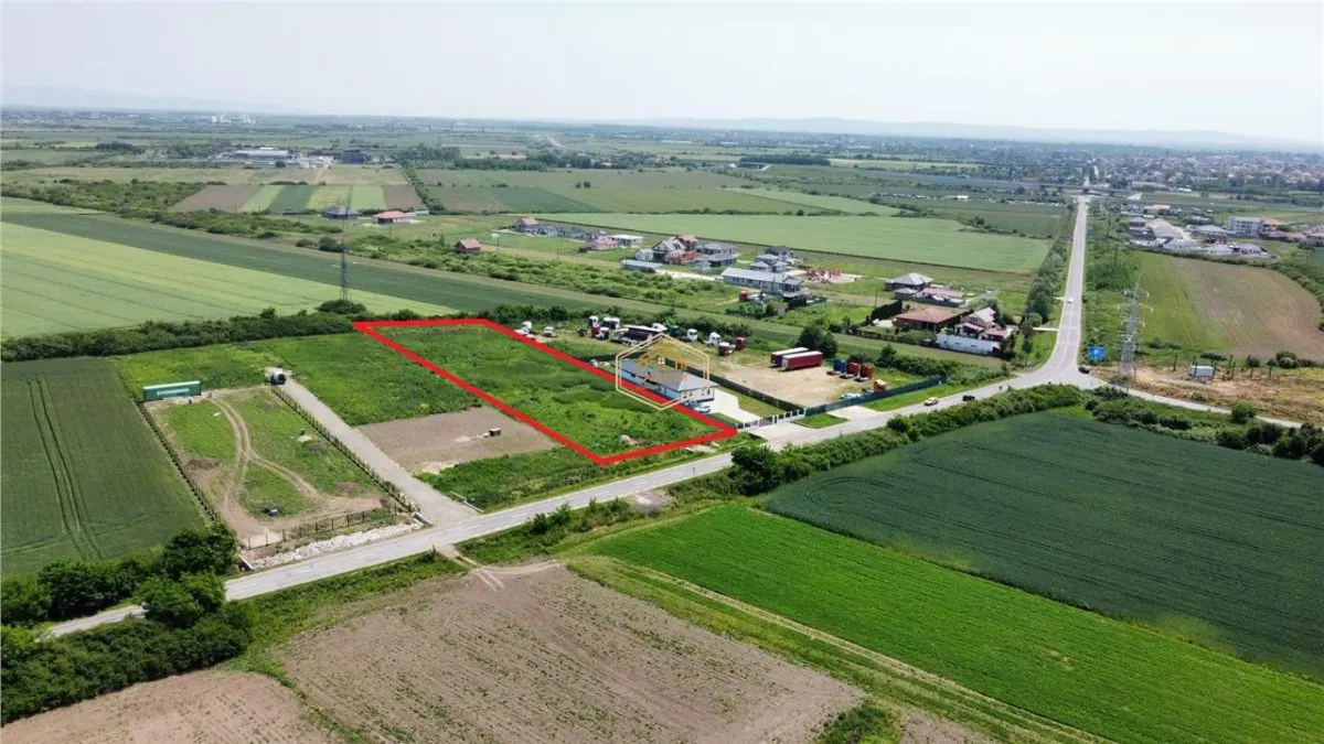 Teren intravilan 5100 mp | Aviz de constructie a unei hale | Drumul Lazuri - foto 1