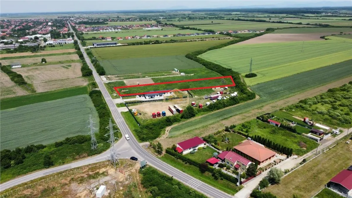 Teren intravilan 5100 mp | Aviz de constructie a unei hale | Drumul Lazuri - foto 3