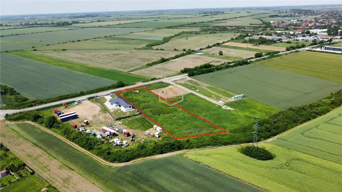 Teren intravilan 5100 mp | Aviz de constructie a unei hale | Drumul Lazuri - foto 5