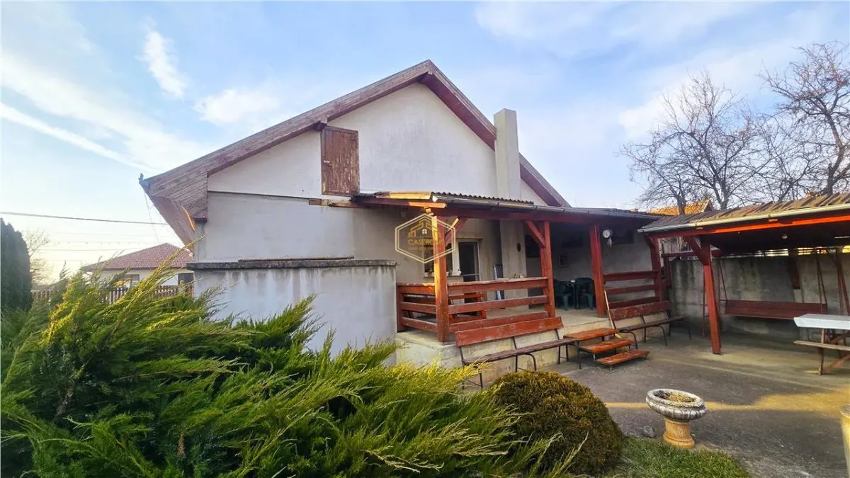 VIDEO | Aproape de oras: Casa cu 3 dormitoare, curte frumoasa si terasa cu gratar - foto 17