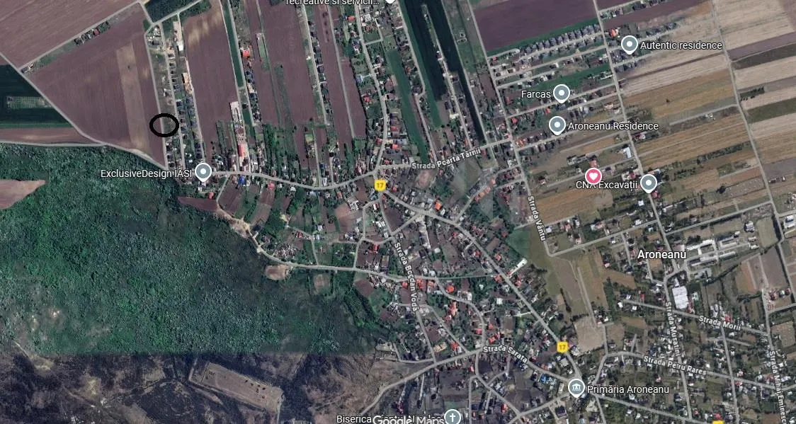 Aroneanu str Viisoarei TEREN 2 loturi x 650 mp. Intravilan cu utilitati zona construibila numai de case - foto 12