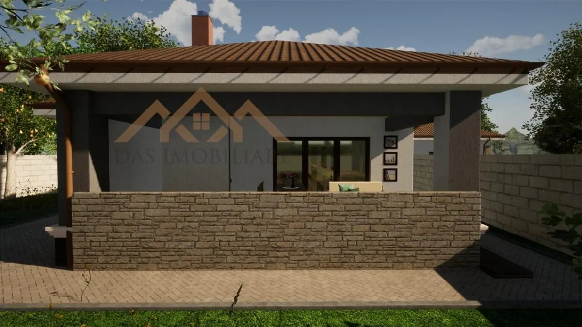 Casa la rosu  pe un nivel cu 8 ari de teren, in Tautii Magheraus - foto 6