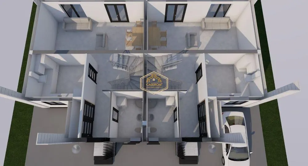 Duplex cu 4 camere | Teren 280 mp | Micro 17 - foto 13