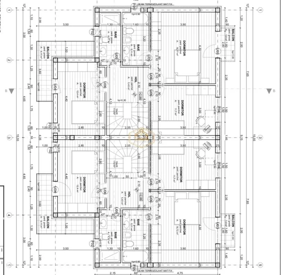 Duplex cu 4 camere | Teren 280 mp | Micro 17 - foto 15