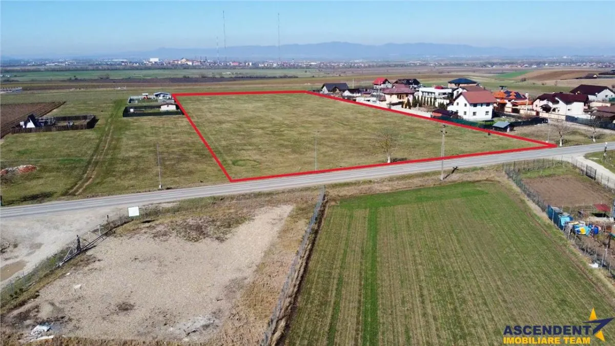 Teren intravilan 18.200mp, cu PUZ si PUD, ideal constructi case, Bod, Brasov. - foto 2