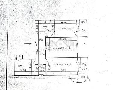 Apartament 3 camere Gara - Barsanescu - Iasi