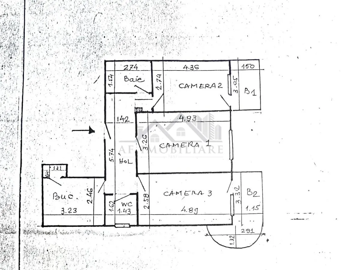 Apartament 3 camere Gara - Barsanescu - foto 1