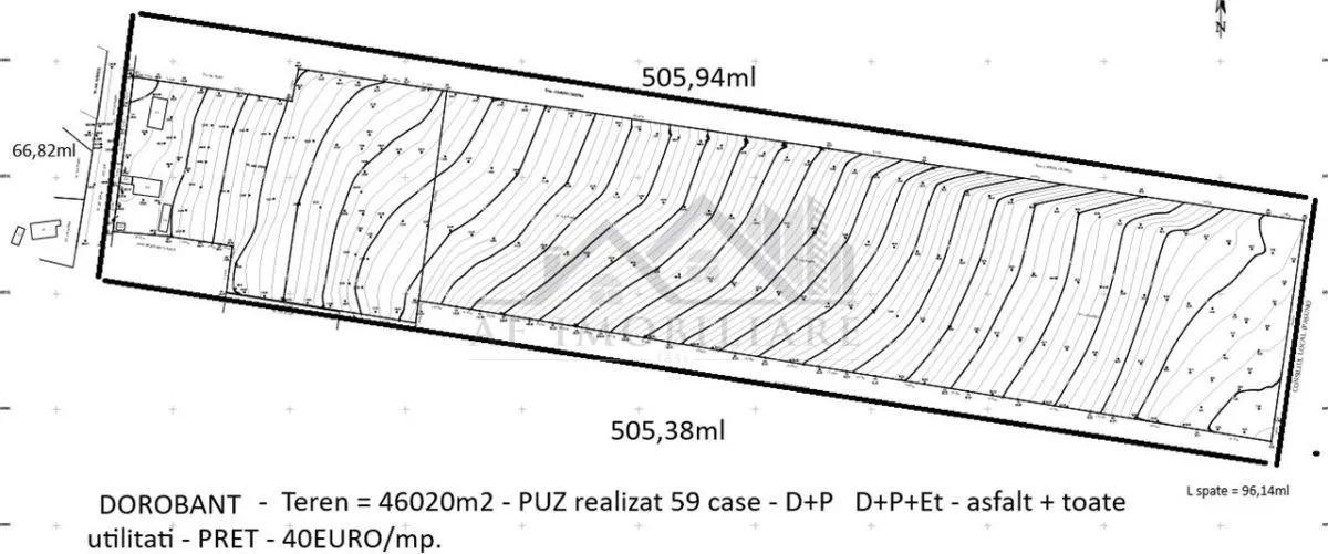 Aroneanu - Dorobant TEREN 46000mp PUZ realizat 59 de case la str principala cu toate utilitatile - foto 11