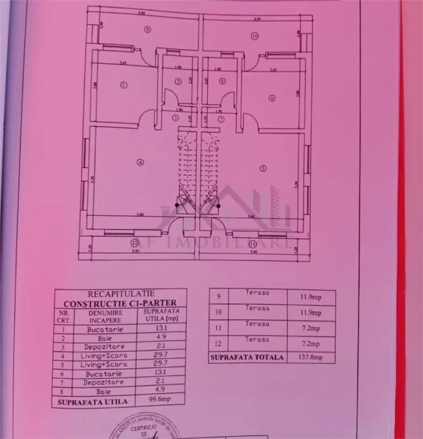 Visani vila P+1 duplex LIBERA la CHEIE s. utila = 105mp teren 200mp doua  locuri de parcare si zona de relaxare - foto 10