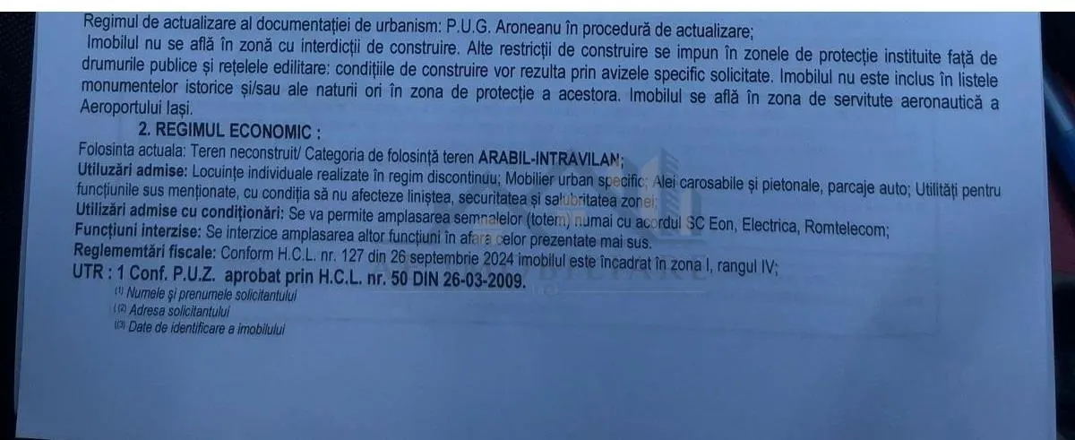 Aroneanu teren 652mp cu utilitati si Certificat de Urbanism - foto 14