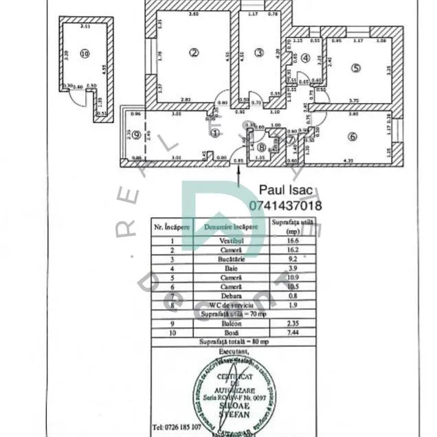 Apartament 3 camere, Central, Brasov - foto 8