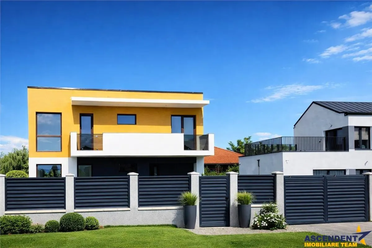 Vila P+E, 5 camere,3 bai,teren 418 mp,finisaje top, intabulata, toate utilitatile! - foto 2