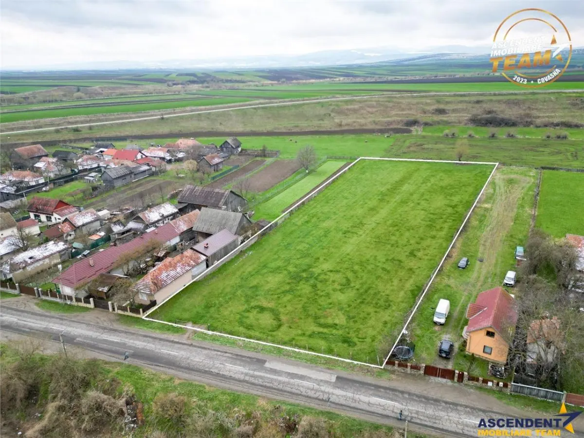 Teren strategic pentru dezvoltare si investitie, 8.000 mp intravilan valoros, Sanzieni, Covasna - foto 6