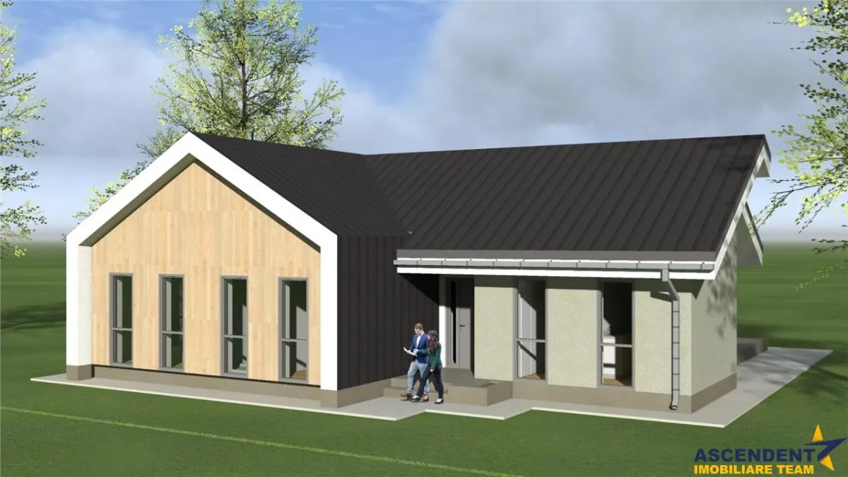 Casa contemporana,pregatita pentru mutare,colt de natura de 520 mp - foto 2
