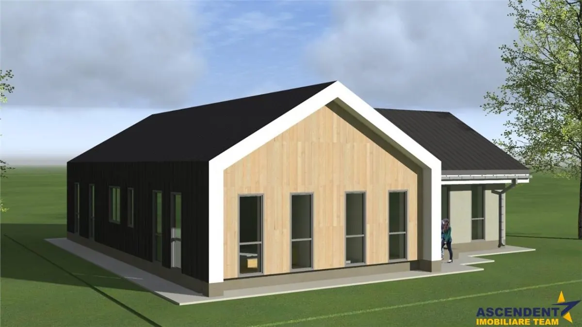 Casa contemporana,pregatita pentru mutare,colt de natura de 520 mp - foto 5