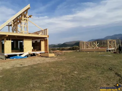 FILM! Parcela imprejmuita,design casa,aviz constructie,1.085 mp,Panicel,Rasnov - Brasov