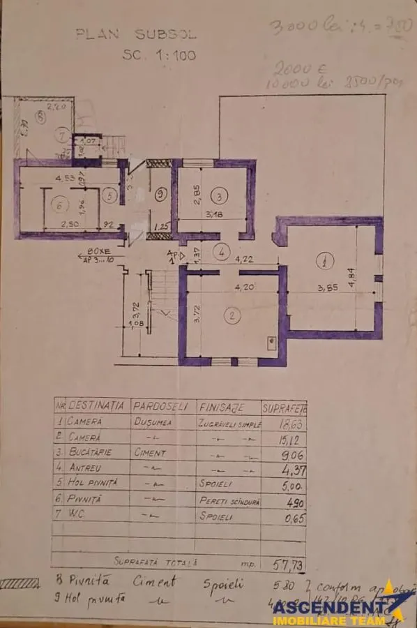 Apartament in vila, Central, cu potential birouri/ rezidential/ investitional/ - foto 19