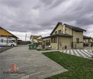 Casa moderna cu piscina, panouri solare, pompa caldura si teren de 1400 mp, Ernei, Mures - foto 4