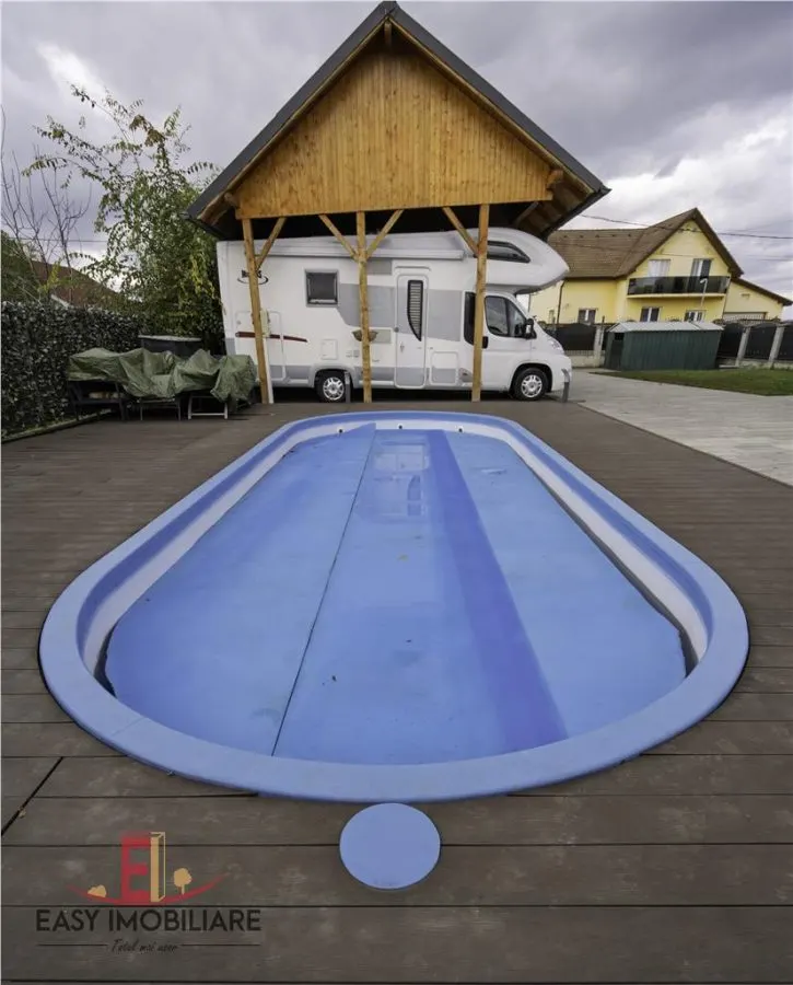 Casa moderna cu piscina, panouri solare, pompa caldura si teren de 1400 mp, Ernei, Mures - foto 5
