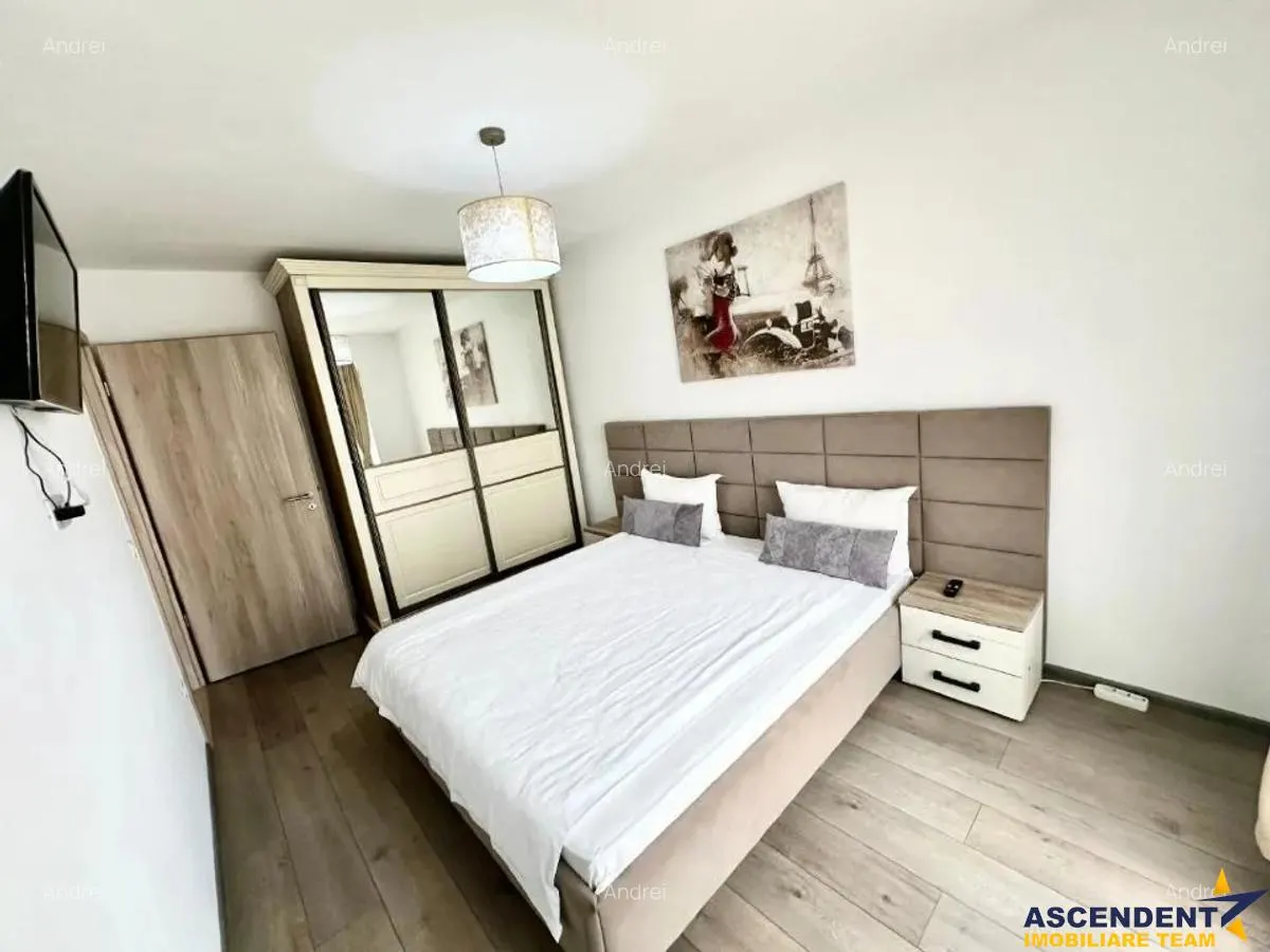 Apartament 3 camere, mobilat și utilat modern, loc parcare,  vedere spre munți,  Kasper, Tractorul, Brasov - foto 10