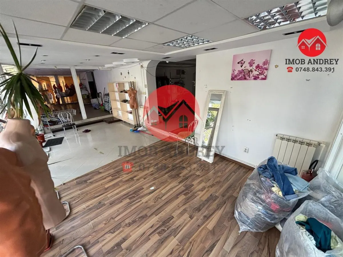 Spatiu comercial 190 mp, vitrina mare, vad comercial 15+ ani, 1700€/luna - foto 2