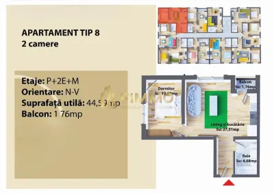 Apartament La Cheie | 46 mp | Lisaura | ID:1632 - Lisaura