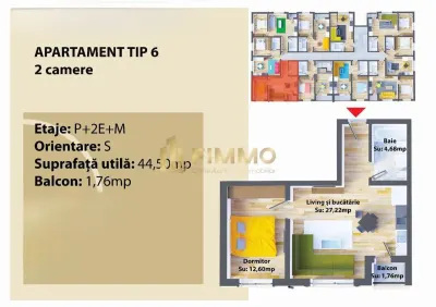 Apartament La Cheie | 45 mp | Lisaura | ID: - foto 5