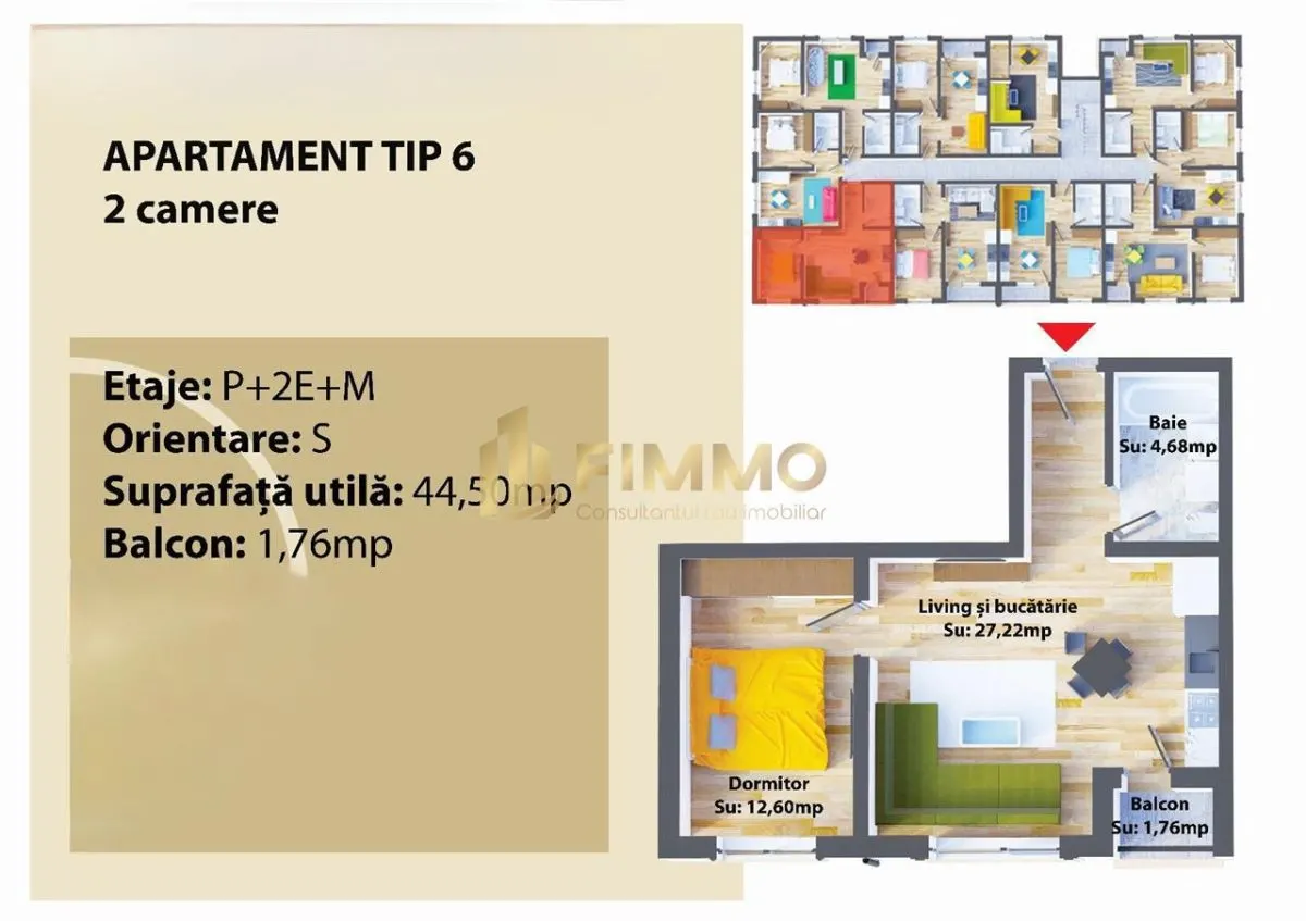 Apartament La Cheie | 45 mp | Lisaura | ID: - foto 5