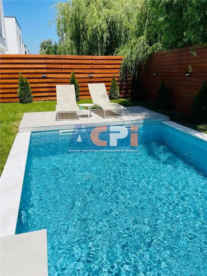 INCHIRIERE VILA DE LUX CU 5 CAMERE SI PISCINA in Zona EROU IANCU NICOLAE BANEASA - foto 16