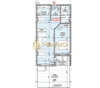 Apartamente 2 cam | 53mp | Terasa 22mp  | Traian Vuia | ID:1584 - foto 2