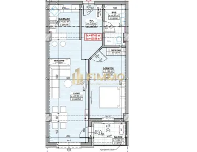 Apartamente 2 cam | 53mp | Bloc nou | Traian Vuia | ID:1583 - foto 2