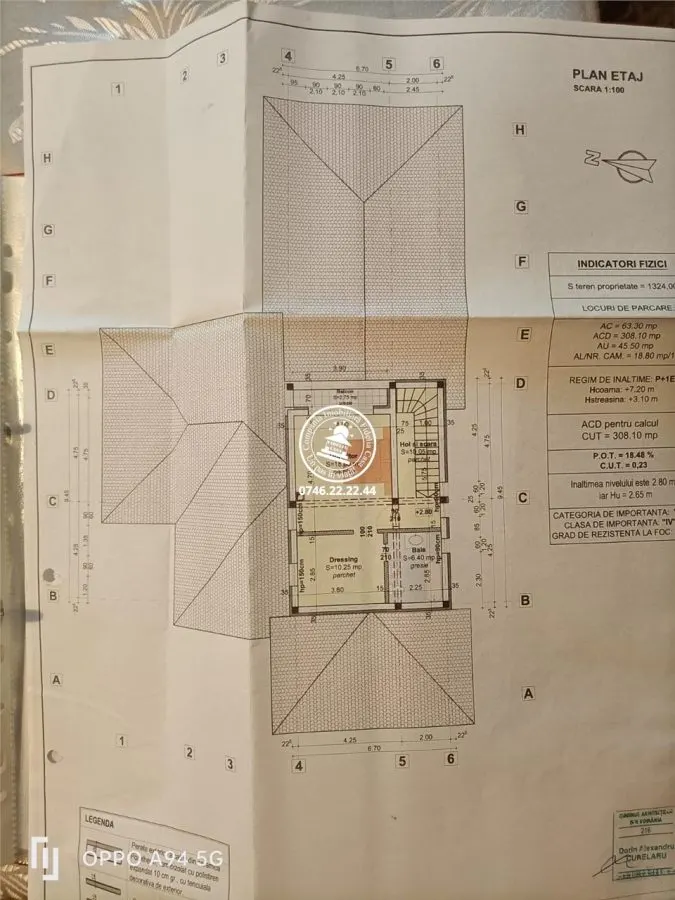 Vila 5 camere la rosu 203 mp utili, teren 800 mp  Valea Lupului, Iasi - foto 3