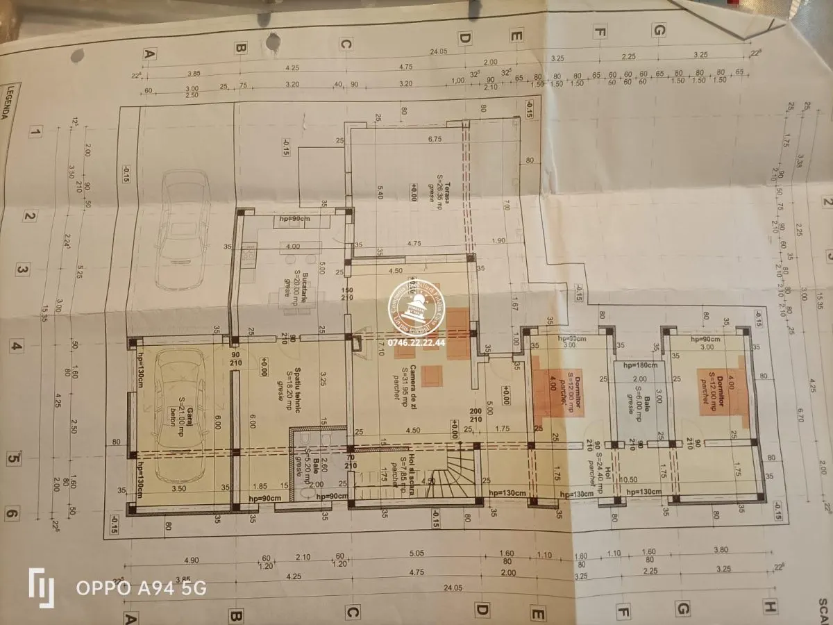 Vila 5 camere la rosu 203 mp utili, teren 800 mp  Valea Lupului, Iasi - foto 4