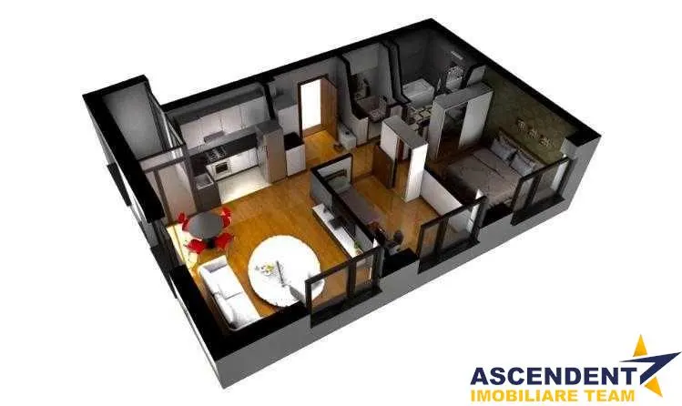 Apartament 3 camere, Racadau, Brasov - foto 1