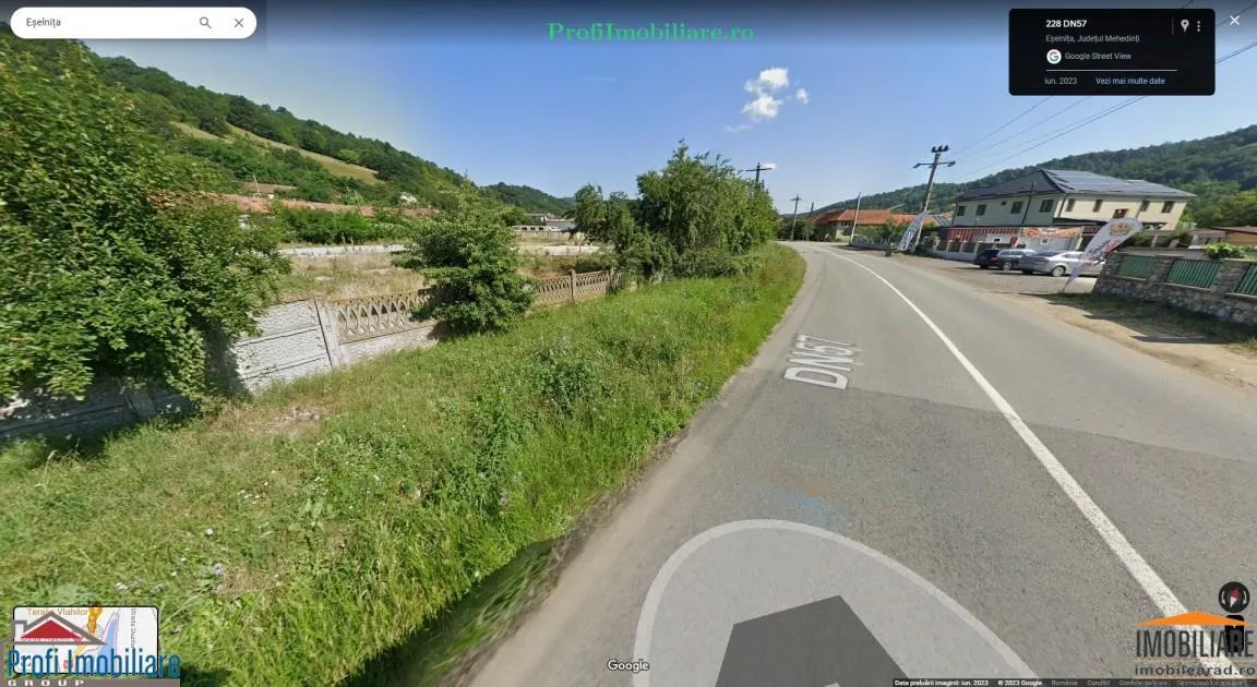 Teren 7.000mp intravilan construibil, front 160ml DN57- Eselnita, la Dunare - foto 7