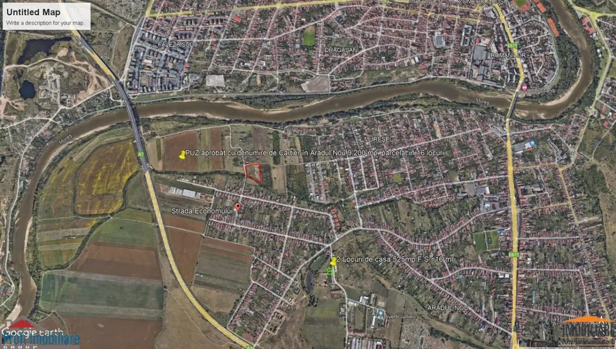 Proiect imobiliar cu PUZ la intrare pe noul Pod peste Mures in Aradul Nou - foto 7