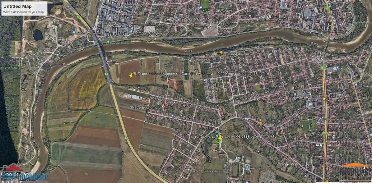 Proiect imobiliar cu PUZ la intrare pe noul Pod peste Mures in Aradul Nou - foto 9
