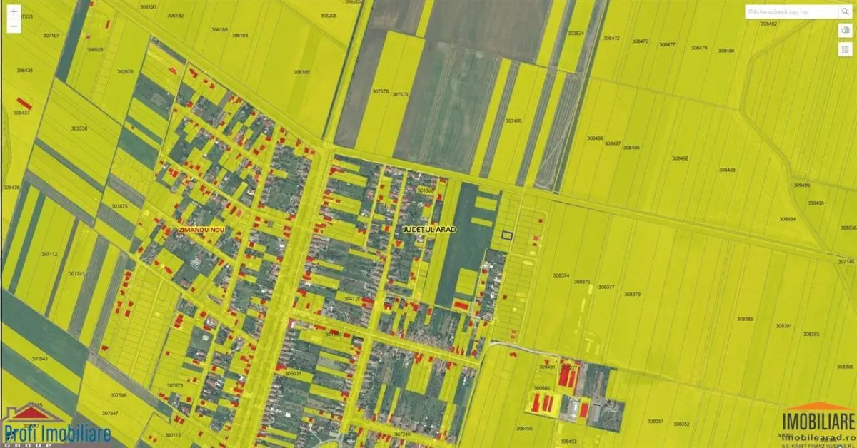 Vindem locuri de casa 540 sau 640mp in Zimand Cuz 7 km de Arad - foto 1