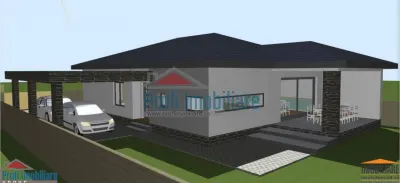 Loc de casa 540mp, toate utilitatile si Proiect casa Parter la 10 min. de Podgoria - Zimandcuz