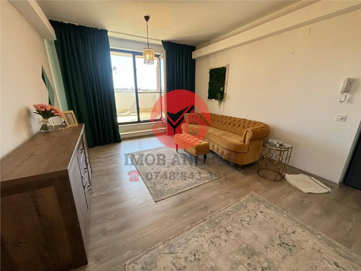 Ap. 2 camere modern, bloc nou, terasa 35mp, parcare inclusa - foto 2