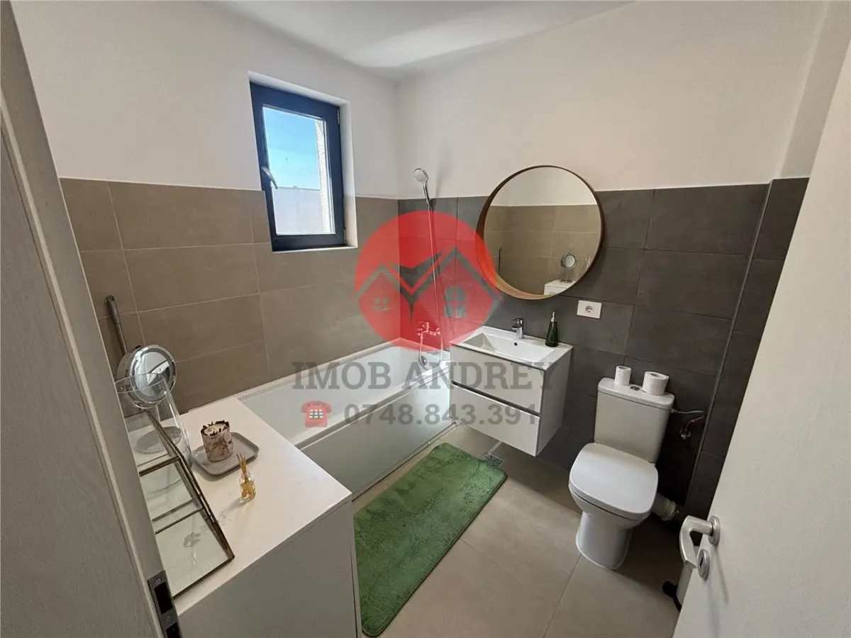 Ap. 2 camere modern, bloc nou, terasa 35mp, parcare inclusa - foto 12