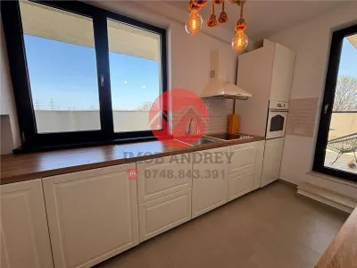 Ap. 2 camere modern, bloc nou, terasa 35mp, parcare inclusa - foto 4