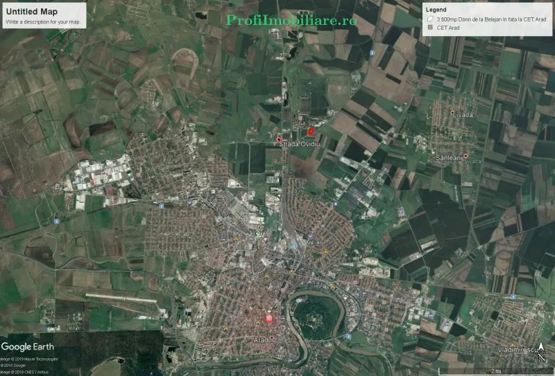 Teren 10.500 mp la sosea strada Ovidiu in fata la CET Arad - foto 4