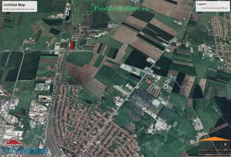 Teren 5.000 mp pt. diverse activitati cu acces din sosea strada Ovidiu in fata la CET Arad - foto 3