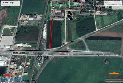 Teren 5.000 mp pt. diverse activitati cu acces din sosea strada Ovidiu in fata la CET Arad - foto 4